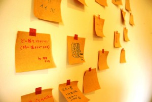 作家のご友人もコメントを残してくださって、賑やかな掲示板。